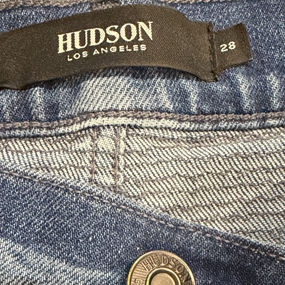 Hudson Jeans Light Blue Denim with Button Fly